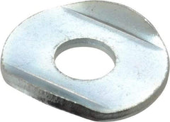 Gibraltar - Zinc Plated, Carbon Steel, Flanged Washer for 3/8" Diam Clamp Spindle - 3/8-16 Thread, 0.41" Hole Diam, 1" Overall Diam, 0.72" Between Flanges - Caliber Tooling