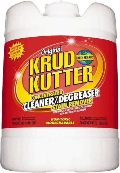 Krud Kutter - 5 Gal Bucket Cleaner/Degreaser - Liquid, Water-Based, Mild - Caliber Tooling