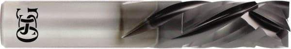 OSG - 3/8" Diam, 7/8" LOC, End Mill End, Solid Carbide Diamond Pattern Router Bit - 3" OAL, 3/8" Shank Diam - Caliber Tooling