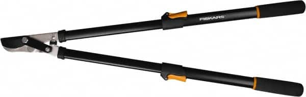 Fiskars - Telescopic Lopper - 1-3/4" Long Steel Blade, 37" Long Comfort Hand Grip Handle - Caliber Tooling