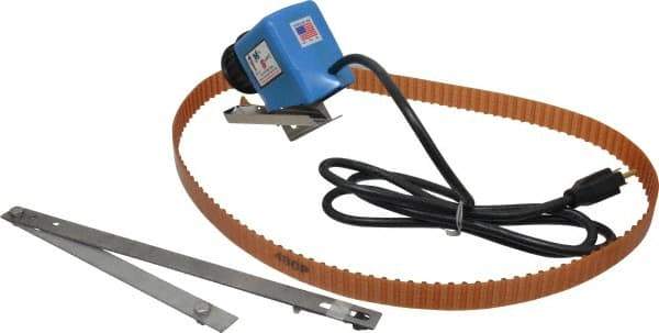 Mini-Skimmer - 18" Reach, 0.25 GPH Oil Removal Capacity, 115 Max Volt Rating, Belt Oil Skimmer - 40 to 125°F - Caliber Tooling