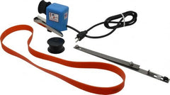 Mini-Skimmer - 18" Reach, 0.25 GPH Oil Removal Capacity, 115 Max Volt Rating, Belt Oil Skimmer - 40 to 125°F - Caliber Tooling