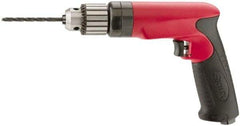 Sioux Tools - 1/4" Keyed Chuck - Pistol Grip Handle, 4,000 RPM, 14.16 LPS, 30 CFM, 1 hp - Caliber Tooling