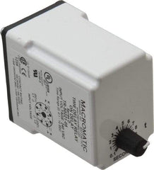 Macromatic - 8 Pin, Multiple Range DPDT Time Delay Relay - 10 Contact Amp, 240 VAC, Knob - Caliber Tooling