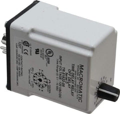 Macromatic - 11 Pin, Multiple Range DPDT Time Delay Relay - 10 Contact Amp, 120 VAC/VDC, Knob - Caliber Tooling