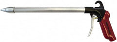 Value Collection - 120 Max psi Whisper Jet Pistol Grip Blow Gun - 1/4 NPT Inlet, 12" Tube Length, Aluminum - Caliber Tooling
