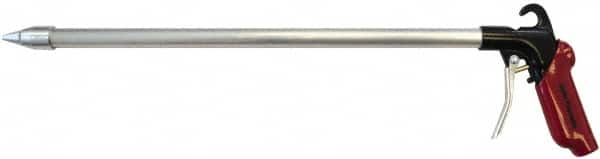 Value Collection - 120 Max psi Whisper Jet Pistol Grip Blow Gun - 1/4 NPT Inlet, 18" Tube Length, Aluminum - Caliber Tooling