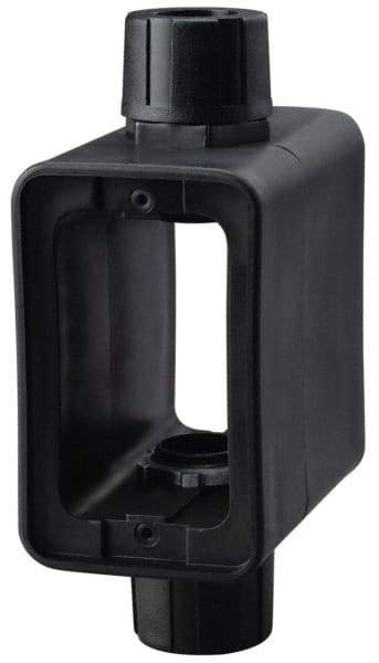 Cooper Wiring Devices - 1 Gang, Thermoplastic Rectangle Portable Outlet Box - 6-1/2" Overall Height x 4-1/4" Overall Width x 2-5/8" Overall Depth, Weather Resistant - Caliber Tooling