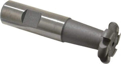 Value Collection - 1/8" Radius, 1/4" Circle Diam, 1-1/4" Cutter Diam, Shank Connection, Convex Radius Cutter - 3/4" Shank Diam, 3-1/2" OAL, High Speed Steel, Uncoated, 6 Teeth, Weldon Flat - Caliber Tooling