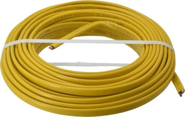 Southwire - NM-B, 12 AWG, 20 Amp, 50' Long, Solid Core, 1 Strand Building Wire - Yellow, PVC Insulation - Caliber Tooling