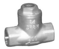 Sharpe Valves - 2-1/2" Stainless Steel Check Valve - FNPT x FNPT, 200 WOG - Caliber Tooling