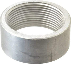 Latrobe Foundry - 2-1/2" Aluminum Pipe Half Coupling - 150 psi, F End Connection, Grade 6061-T6 - Caliber Tooling