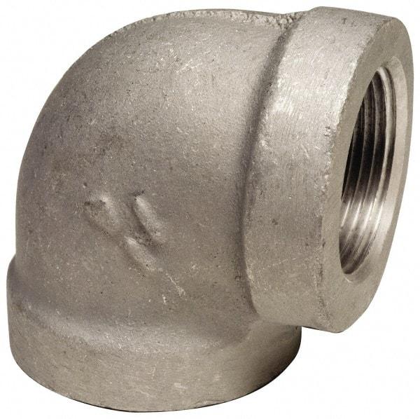 Latrobe Foundry - 3/8" Aluminum Pipe 90° Elbow - 150 psi, F End Connection, Grade 356-F - Caliber Tooling