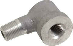 Latrobe Foundry - 1/8" Aluminum Pipe 90° Street Elbow - 150 psi, M x F End Connection, Grade 356-F - Caliber Tooling