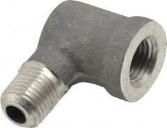 Latrobe Foundry - 1-1/4" Aluminum Pipe 90° Street Elbow - 150 psi, M x F End Connection, Grade 356-F - Caliber Tooling