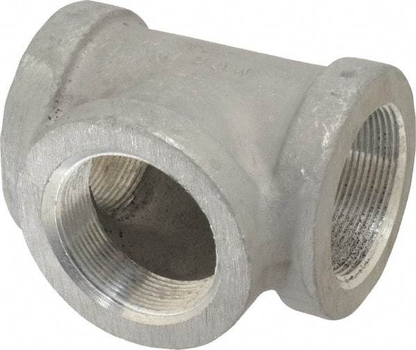 Latrobe Foundry - 2" Aluminum Pipe Tee - 150 psi, F End Connection, Grade 356-F - Caliber Tooling