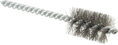 Schaefer Brush - 5/8 Inch Inside Diameter, 13/16 Inch Actual Brush Diameter, Carbon Steel, Power Fitting and Cleaning Brush - 3/16 Shank Diameter, 3-5/8 Inch Long, Twisted Wire Stem, 3/4 Inch Refrigeration Outside Diameter - Caliber Tooling