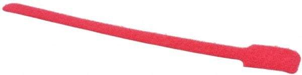 SpeedTech - 9" Long Red Nylon & Polyethylene Mountable Cable Tie - 40 Lb Tensile Strength, 2" Max Bundle Diam - Caliber Tooling