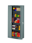 36"W x 18"D x 78"H Storage Cabinet, Welded Set Up, with 4 Adj. Shelves, Levelers, - Caliber Tooling