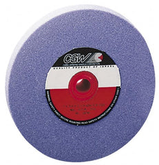 Camel Grinding Wheels - 120 Grit Aluminum Oxide Bench & Pedestal Grinding Wheel - 6" Diam x 1" Hole x 1" Thick, 4456 Max RPM, K Hardness, Fine Grade , Vitrified Bond - Caliber Tooling