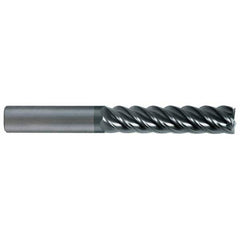 SGS - 3/4" Diam 5 Flute Solid Carbide 0.06" Corner Radius End Mill - Caliber Tooling