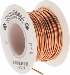 Made in USA - 16 AWG, 0.0508 Inch Diameter, 32 Ft., Solid, Grounding Wire - Copper, ASTM B3, QQ-W-343 Type S, RoHS Compliant - Caliber Tooling