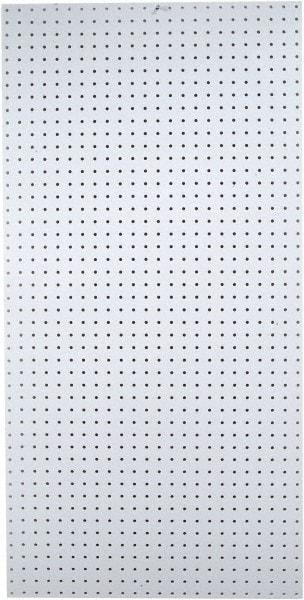 Triton - 48" Wide x 96" High Peg Board Storage Board - 1 Panel, Polypropylene, White - Caliber Tooling