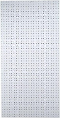 Triton - 48" Wide x 96" High Peg Board Storage Board - 1 Panel, Polypropylene, White - Caliber Tooling