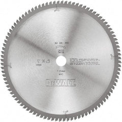 DeWALT - 12" Diam, 1" Arbor Hole Diam, 96 Tooth Wet & Dry Cut Saw Blade - Tungsten Carbide-Tipped, Standard Round Arbor - Caliber Tooling