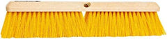 PRO-SOURCE - 24" General Purpose Polypropylene Push Broom - 3" Bristle Length, Plastic Block, Threaded Handle Connection, Handle Sold Separately - Caliber Tooling