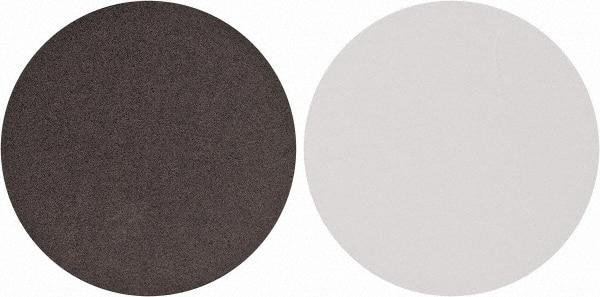 Tru-Maxx - 8" Diam, 120 Grit Aluminum Oxide Adhesive PSA Disc - Fine Grade, X Weighted Cloth Backing, For Stationary Disc Sanders - Caliber Tooling