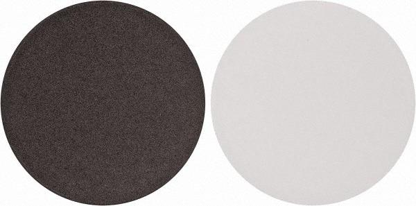 Tru-Maxx - 8" Diam, 100 Grit Aluminum Oxide Adhesive PSA Disc - Fine Grade, X Weighted Cloth Backing, For Stationary Disc Sanders - Caliber Tooling