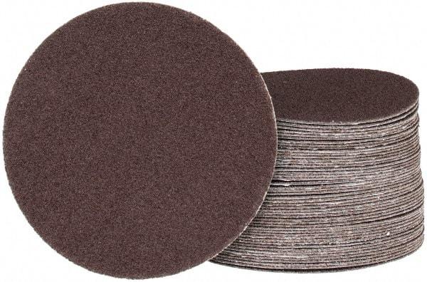 Tru-Maxx - 5" Diam, 80 Grit Aluminum Oxide Adhesive PSA Disc - Medium Grade, X Weighted Cloth Backing, For Dual-Action/Orbital Sanders, Right Angle/Vertical Shaft Portable Grinders - Caliber Tooling