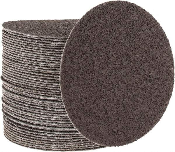 Tru-Maxx - 5" Diam, 36 Grit Aluminum Oxide Adhesive PSA Disc - Very Coarse Grade, X Weighted Cloth Backing, For Dual-Action/Orbital Sanders, Right Angle/Vertical Shaft Portable Grinders - Caliber Tooling