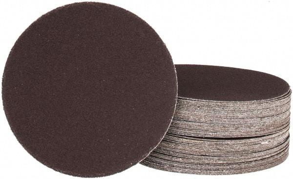 Tru-Maxx - 5" Diam, 240 Grit Aluminum Oxide Adhesive PSA Disc - Very Fine Grade, X Weighted Cloth Backing, For Dual-Action/Orbital Sanders, Right Angle/Vertical Shaft Portable Grinders - Caliber Tooling