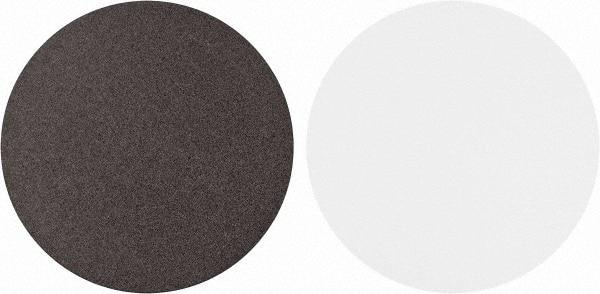 Tru-Maxx - 15" Diam, 100 Grit Aluminum Oxide Adhesive PSA Disc - Fine Grade, X Weighted Cloth Backing, For Stationary Disc Sanders - Caliber Tooling