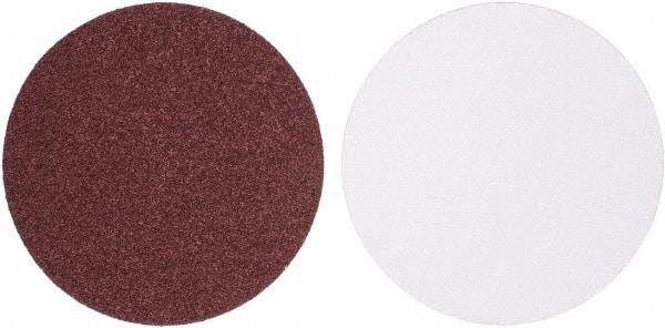 Tru-Maxx - 10" Diam, 24 Grit Aluminum Oxide Adhesive PSA Disc - Very Coarse Grade, X Weighted Cloth Backing, For Stationary Disc Sanders - Caliber Tooling