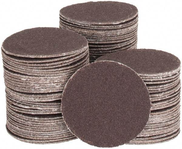 Tru-Maxx - 1-1/2" Diam, 180 Grit Aluminum Oxide Adhesive PSA Disc - Very Fine Grade, X Weighted Cloth Backing, For Right Angle/Vertical Shaft Portable Grinders - Caliber Tooling