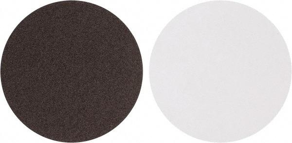 Tru-Maxx - 8" Diam, 40 Grit Aluminum Oxide Adhesive PSA Disc - Coarse Grade, X Weighted Cloth Backing, For Stationary Disc Sanders - Caliber Tooling