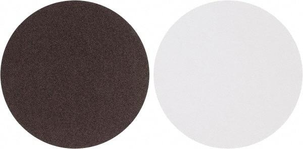 Tru-Maxx - 8" Diam, 60 Grit Aluminum Oxide Adhesive PSA Disc - Medium Grade, X Weighted Cloth Backing, For Right Angle/Vertical Shaft Portable Grinders - Caliber Tooling