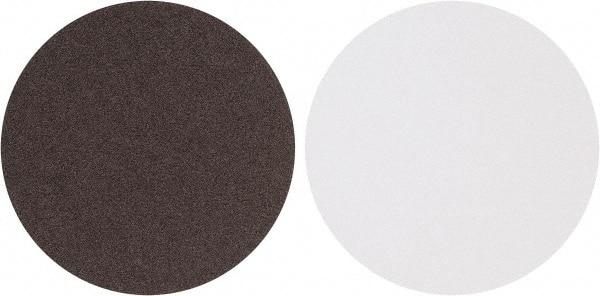 Tru-Maxx - 8" Diam, 50 Grit Aluminum Oxide Adhesive PSA Disc - Coarse Grade, X Weighted Cloth Backing, For Stationary Disc Sanders - Caliber Tooling