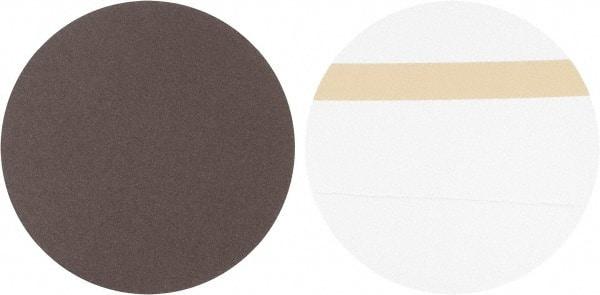 Tru-Maxx - 15" Diam, 120 Grit Aluminum Oxide Adhesive PSA Disc - Fine Grade, X Weighted Cloth Backing, For Stationary Disc Sanders - Caliber Tooling