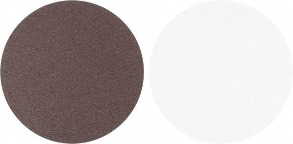 Tru-Maxx - 16" Diam, 80 Grit Aluminum Oxide Adhesive PSA Disc - Medium Grade, X Weighted Cloth Backing, For Stationary Disc Sanders - Caliber Tooling