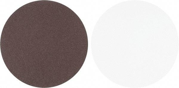 Tru-Maxx - 16" Diam, 60 Grit Aluminum Oxide Adhesive PSA Disc - Medium Grade, X Weighted Cloth Backing, For Stationary Disc Sanders - Caliber Tooling