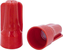 Ideal - 2, 18 to 5, 12 AWG, 600 Volt, Flame Retardant, Standard Twist on Wire Connector - Red, 221°F - Caliber Tooling