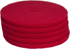 PRO-SOURCE - Polishing Pad - 17" Machine, Red Pad, Polyester - Caliber Tooling