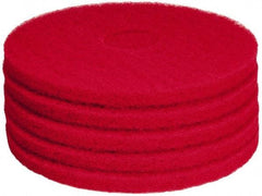 PRO-SOURCE - Polishing Pad - 15" Machine, Red Pad, Polyester - Caliber Tooling