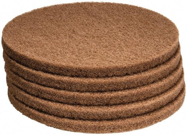 PRO-SOURCE - Polishing Pad - 17" Machine, Tan Pad, Polyester - Caliber Tooling