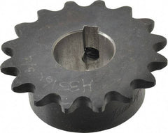 Browning - 16 Teeth, 3/8" Chain Pitch, Chain Size 35, Finished Bore Sprocket - 3/4" Bore Diam, 1.922" Pitch Diam, 2.11" Outside Diam - Caliber Tooling