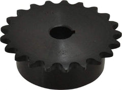 Browning - 21 Teeth, 3/8" Chain Pitch, Chain Size 35, Finished Bore Sprocket - 1/2" Bore Diam, 2.516" Pitch Diam, 2.7" Outside Diam - Caliber Tooling